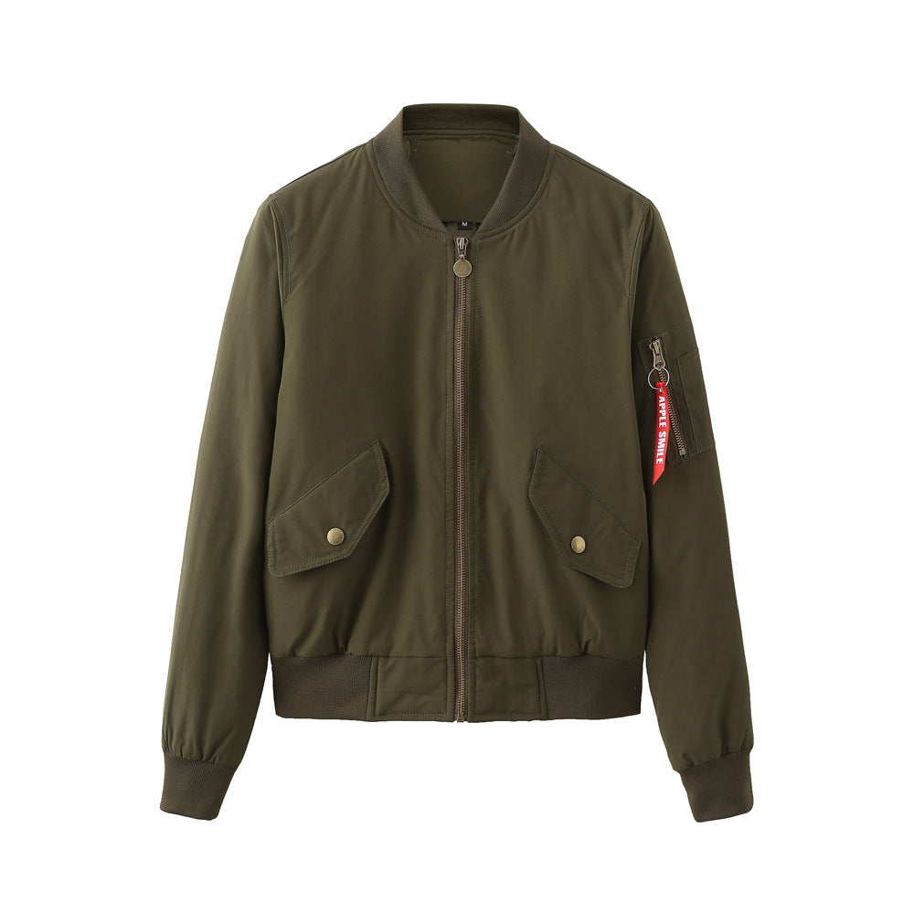 Men's lightweight bomber jacket in classic blouson cut with arm pocket and welt pockets Mune Fashion
