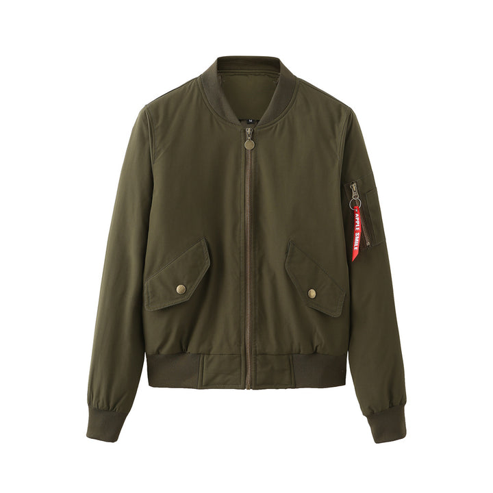 Men's lightweight bomber jacket in classic blouson cut with arm pocket and welt pockets Mune Fashion