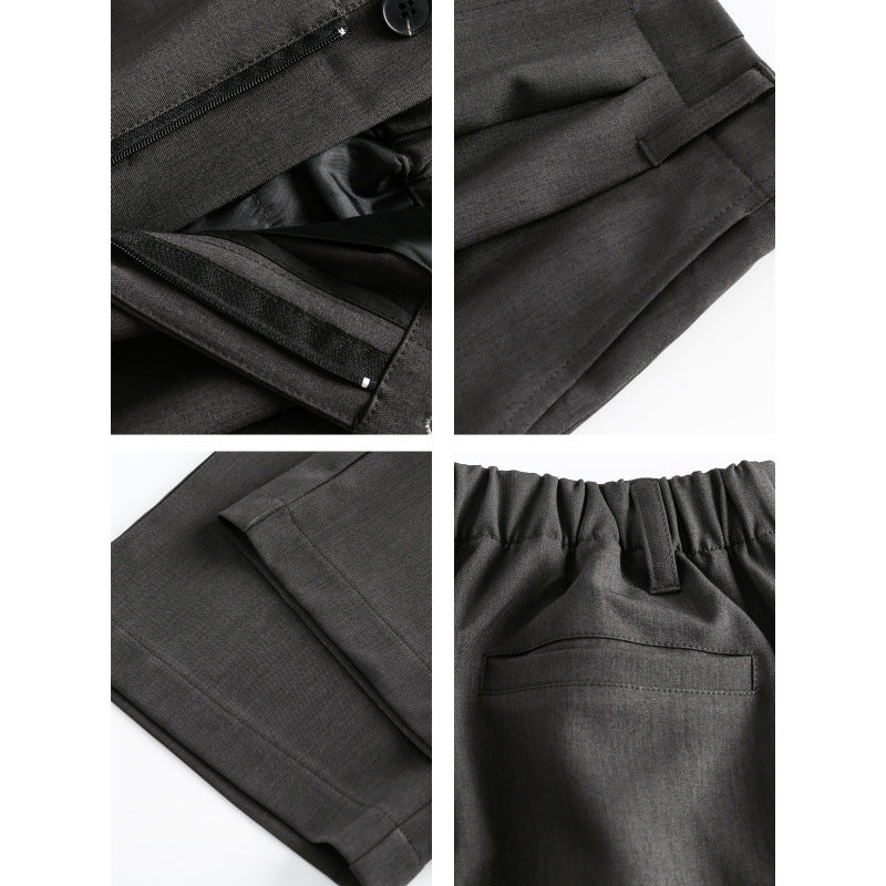 Women High-waisted wide pleated trousers with straight leg Mune Fashion