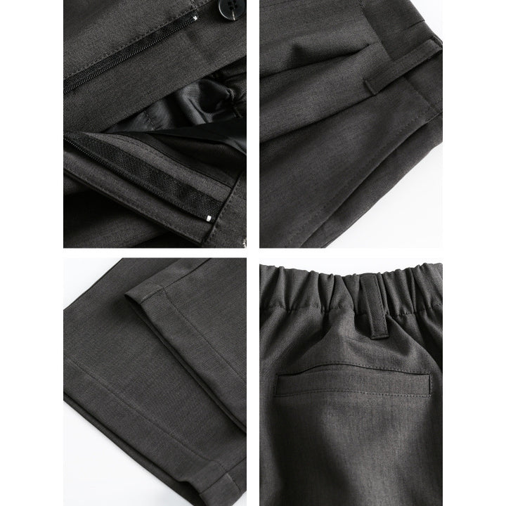 Women High-waisted wide pleated trousers with straight leg Mune Fashion