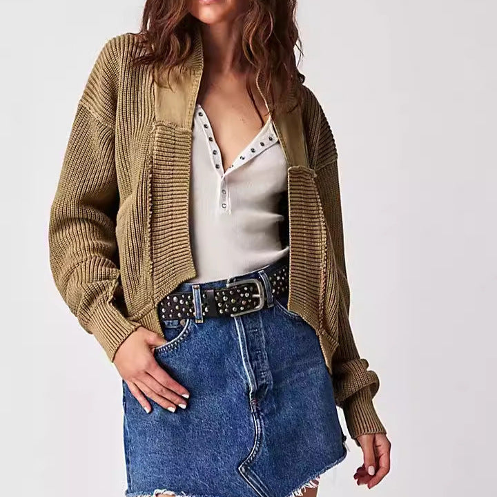 Women’s fashionable cardigan with large pockets
