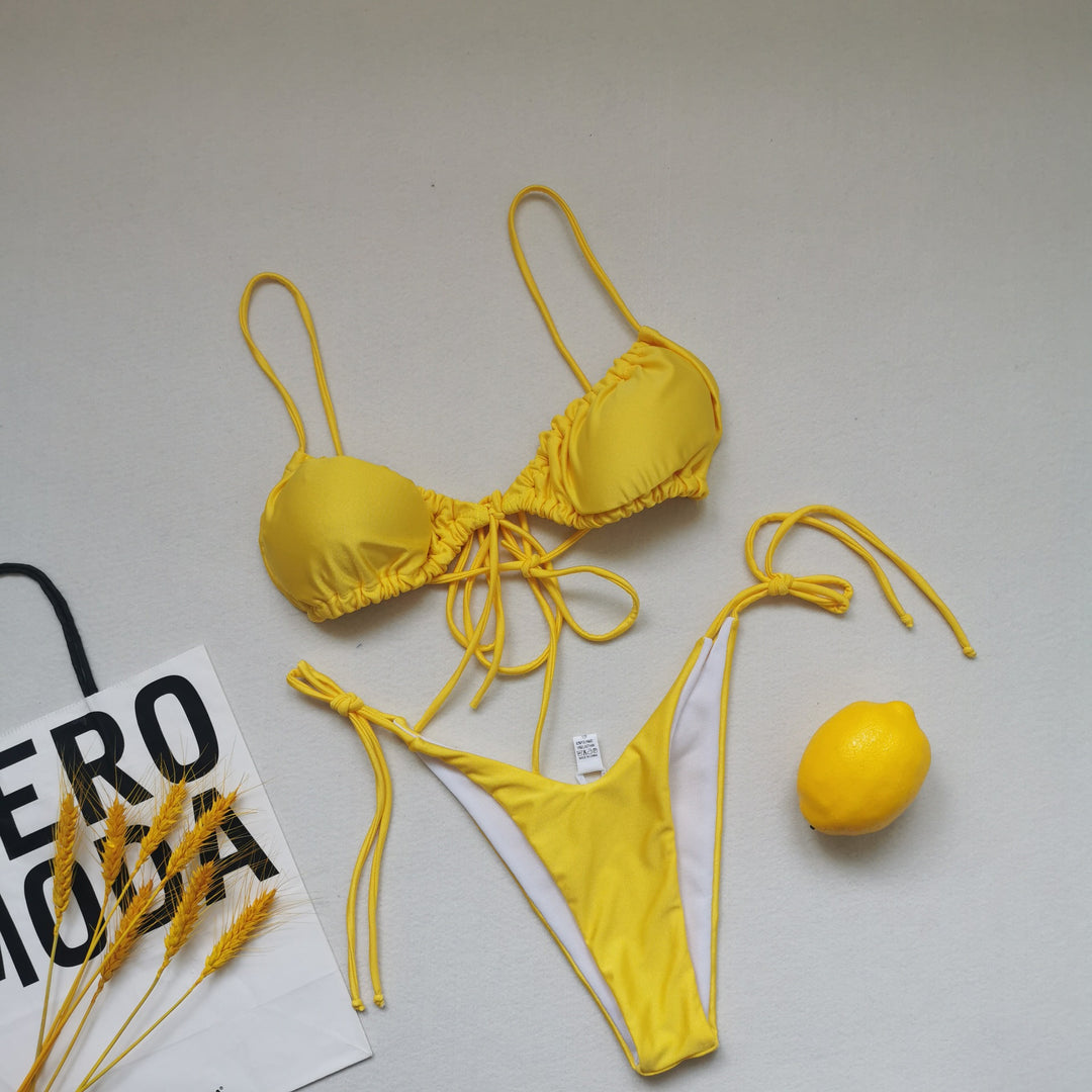 Women's Triangle Bikini with adjustable ties Mune Fashion