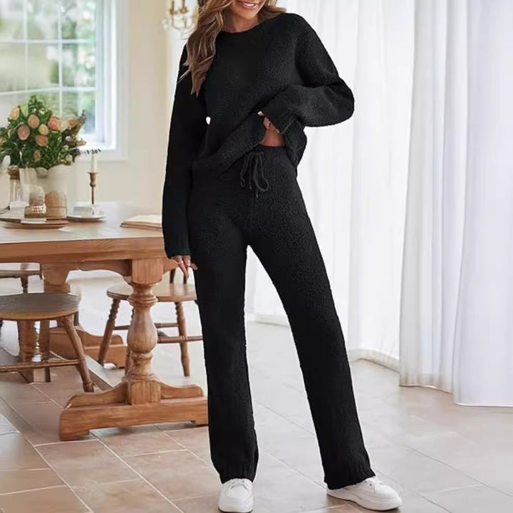 Women's cozy lounge set with oversized sweater and drawstring pants Mune Fashion