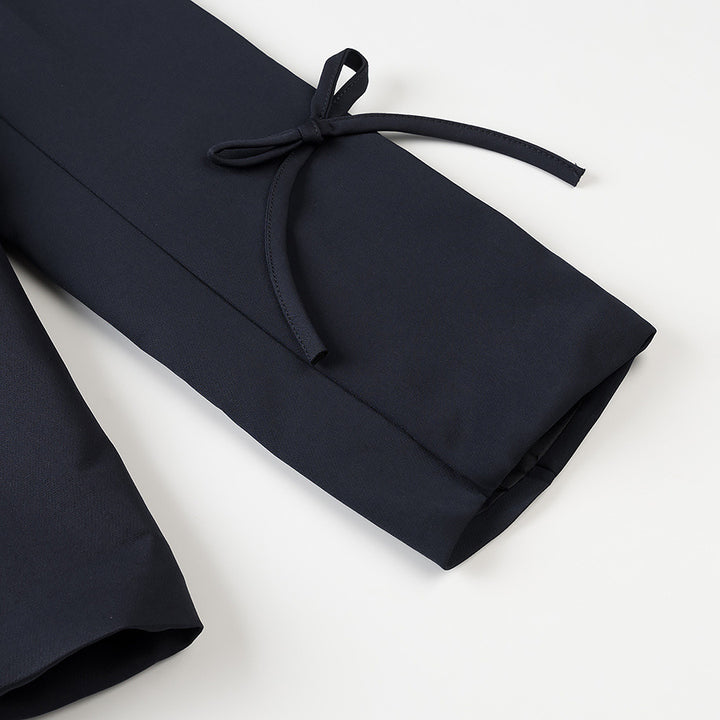 Women's Boxy Blazer with decorative bows, lapel collar and casual silhouette Mune Fashion
