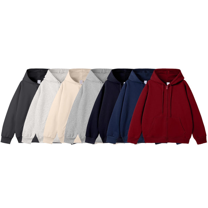 Unisex Oversized Hoodie Jacket with Full Zip and Kangaroo Pocket Mune Fashion