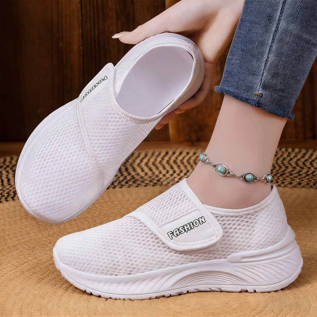 Women’s health comfort slippers with velcro closure, breathable 3D mesh and shock-absorbing EVA sole Mune Fashion