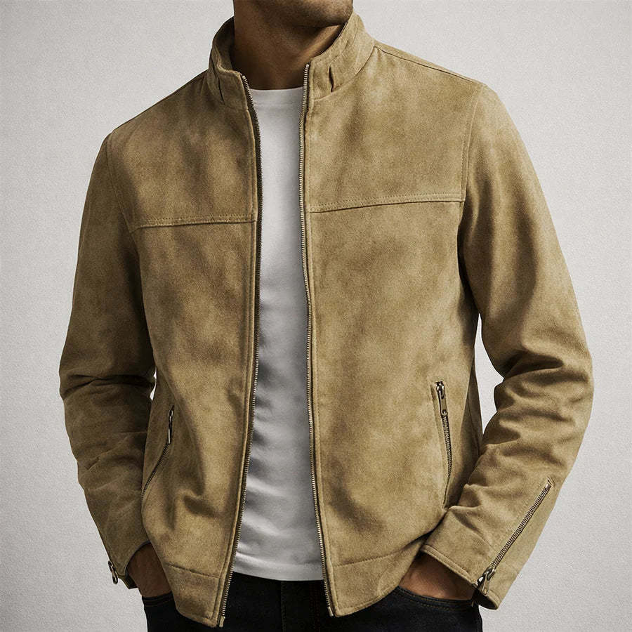 Men's Fashionable and Comfortable Suede Jacket