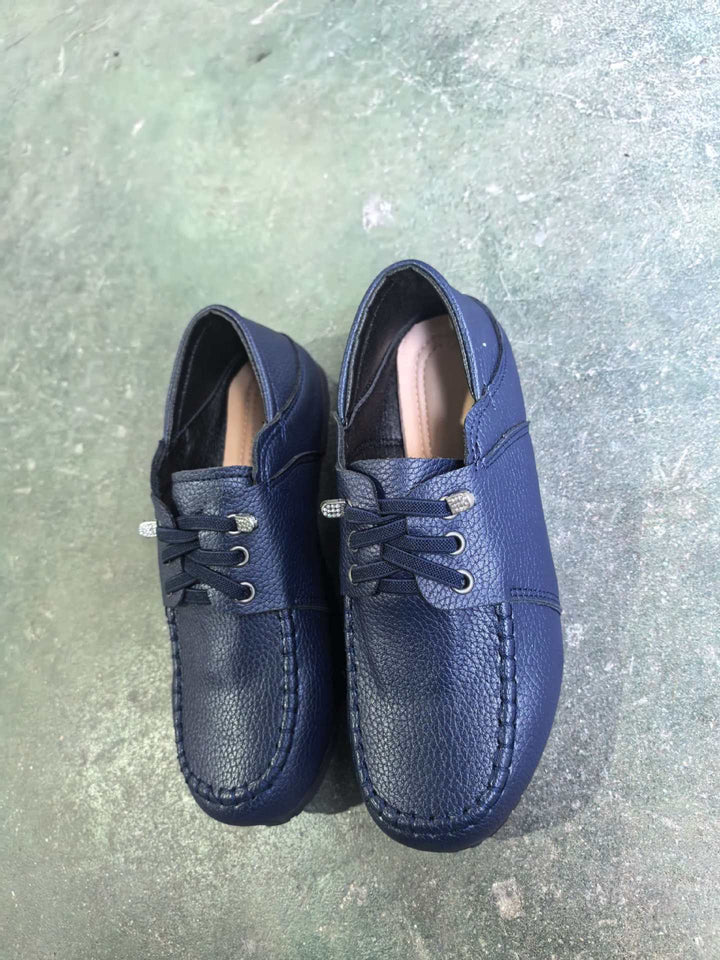 Men's classic moccasin slippers with elastic lacing and anatomical comfort footbed Mune Fashion