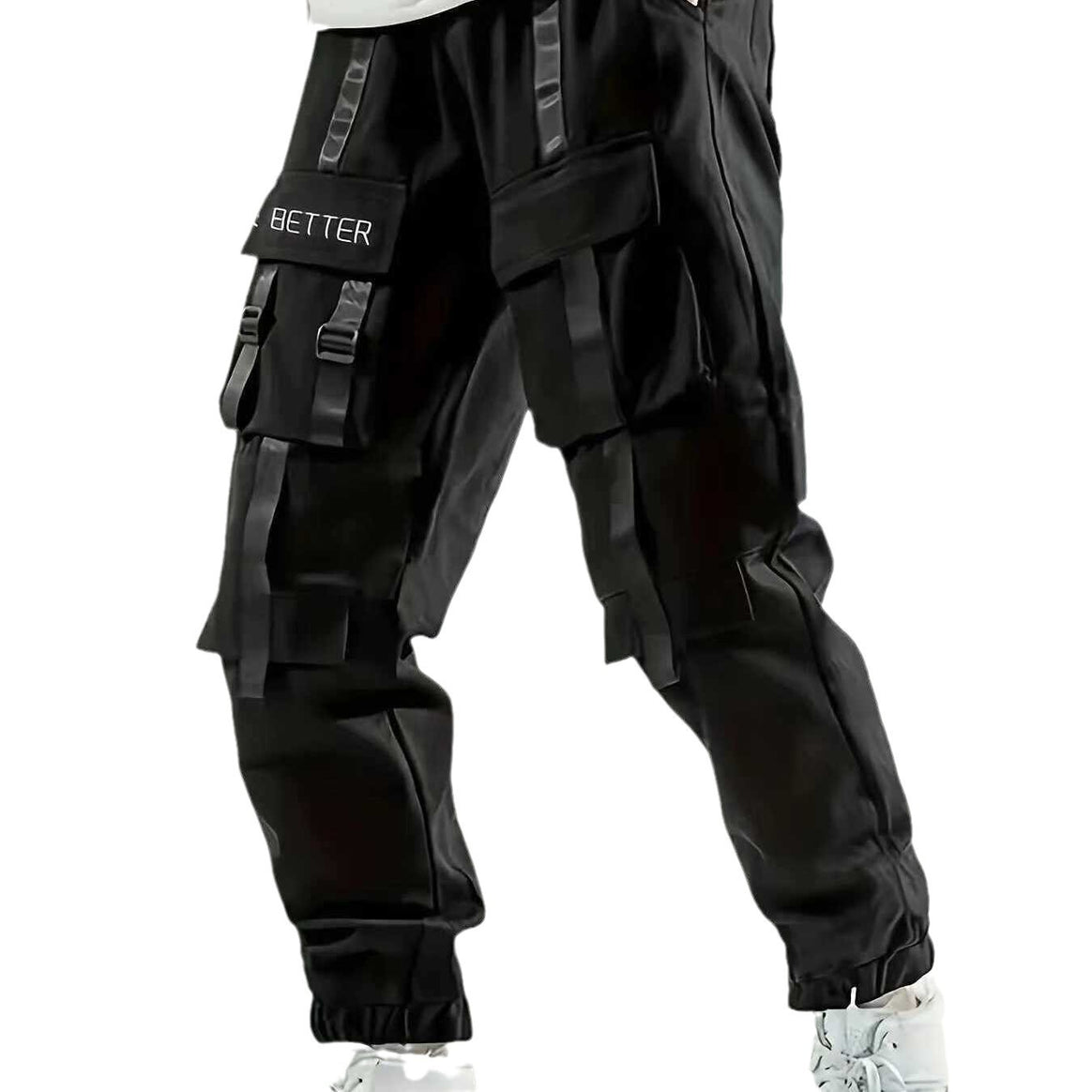 Men's Multifunctional Cargo Joggers with Flap and Belt Details Mune Fashion