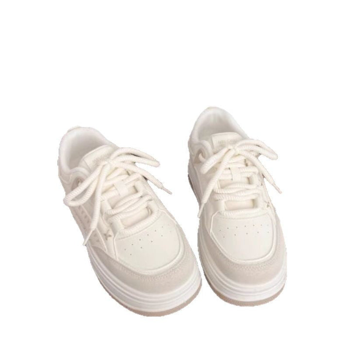 Women's Comfortable Platform Sneakers with Breathable Upper Material and Cushioning Sole Mune Fashion