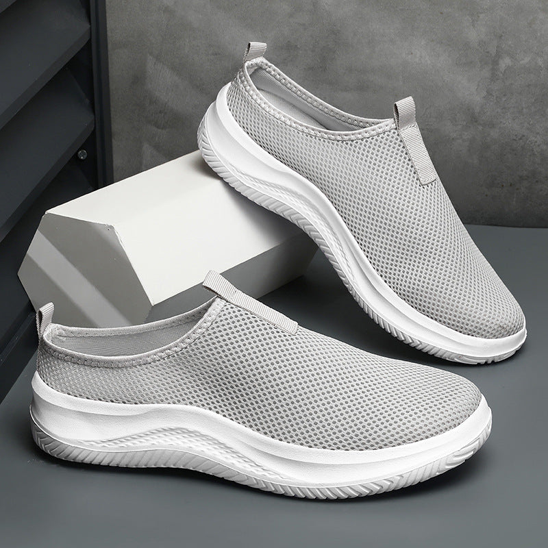 Unisex nan lighter mesh slip-on sneakers with breathable upper material, cushioning EVA midsole, and non-slip profiling sole Mune Fashion