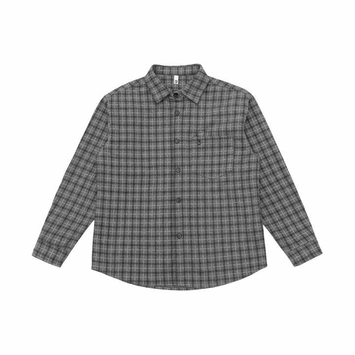 Unisex Checked Shirt Jacket-Overshirt made of Wool Blend Mune Fashion