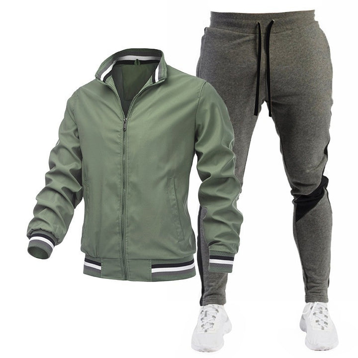 Men's Sporty Track Jacket and Jogging Pants Set Mune Fashion