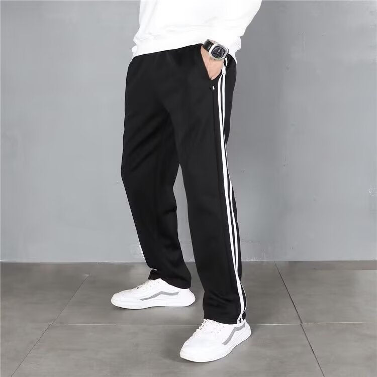 Men's Sporty Training Pants with Side Stripes Mune Fashion