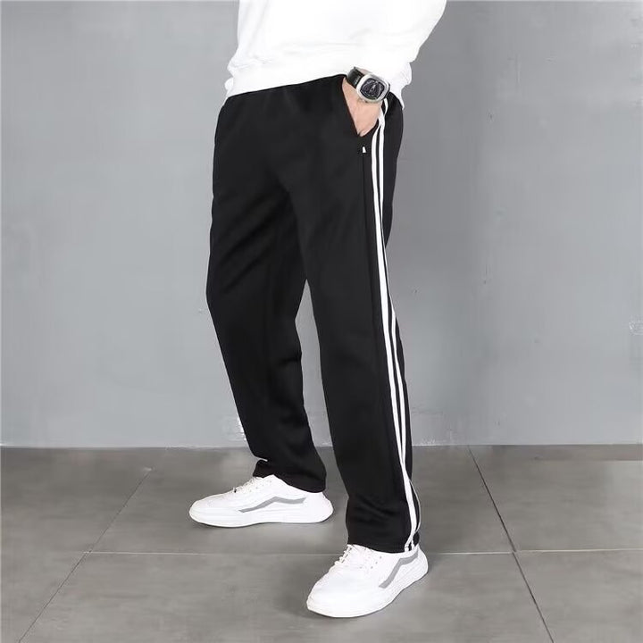 Men's Sporty Training Pants with Side Stripes Mune Fashion