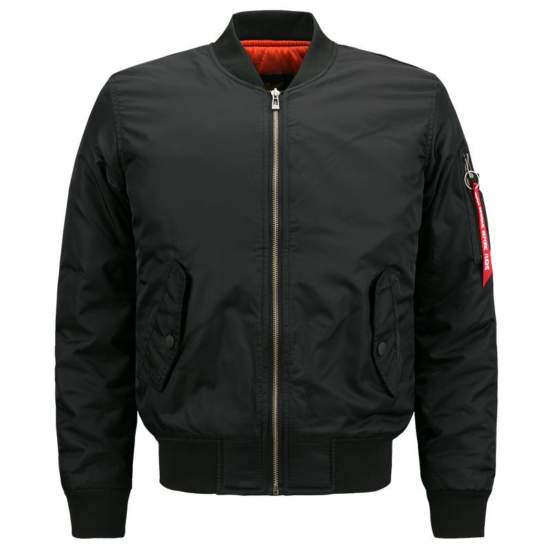 Men's Fashion Bomber Jacket with Functional Zip Pockets Mune Fashion