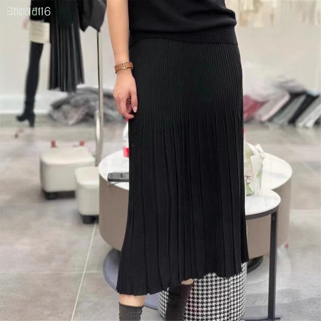 Women's Flowing Pleated Maxi Skirt Mune Fashion