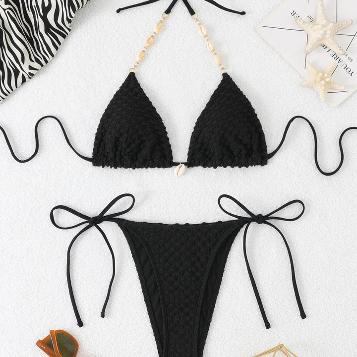 Women's triangle bikini with structure and adjustable straps Mune Fashion