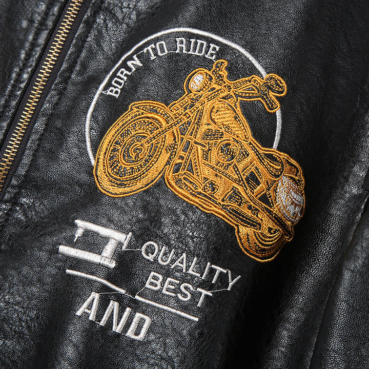 Men's Elegant Biker Jacket Mune Fashion