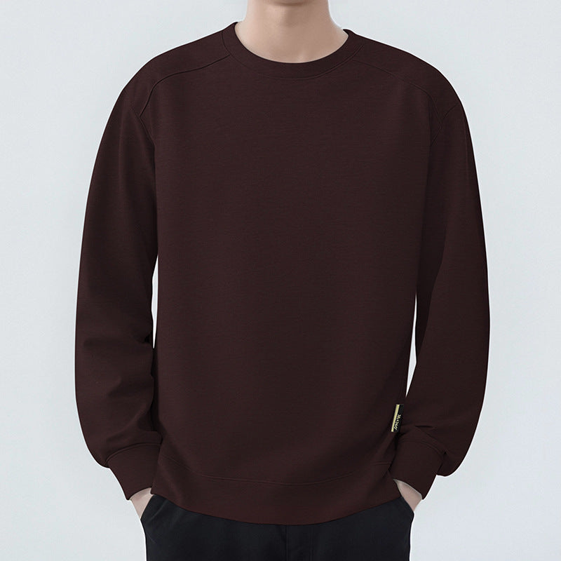Men's Casual Oversized Sweatshirt with Raglan Sleeves and Brushed Interior Mune Fashion