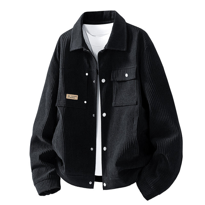 Women's Casual Cord Jacket with Pockets Mune Fashion
