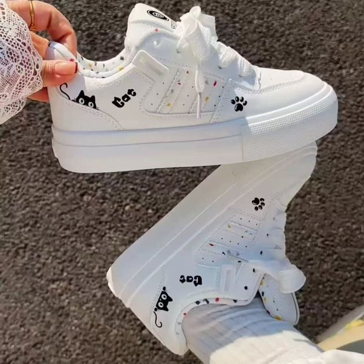 Women's Trendy Platform Sneakers with Fashionable Animal Designs Mune Fashion