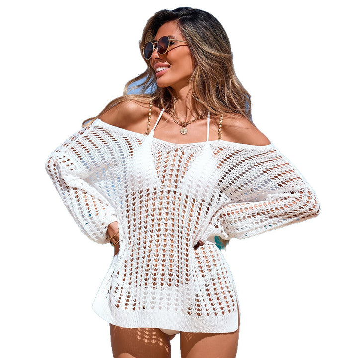 Women's airy crochet beach pullover Mune Fashion