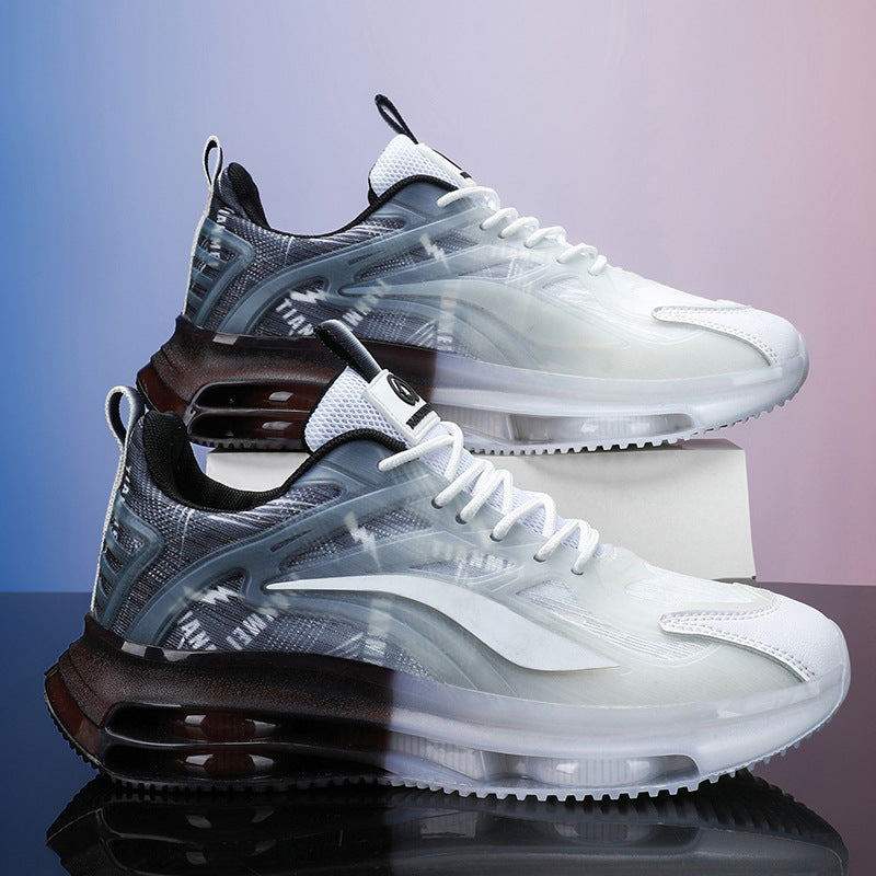 Unisex futuristic air-cushioned performance-oriented sneakers with transparent sole Mune Fashion