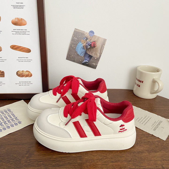 Women's platform sneakers with playful design details and comfortable cushioning Mune Fashion