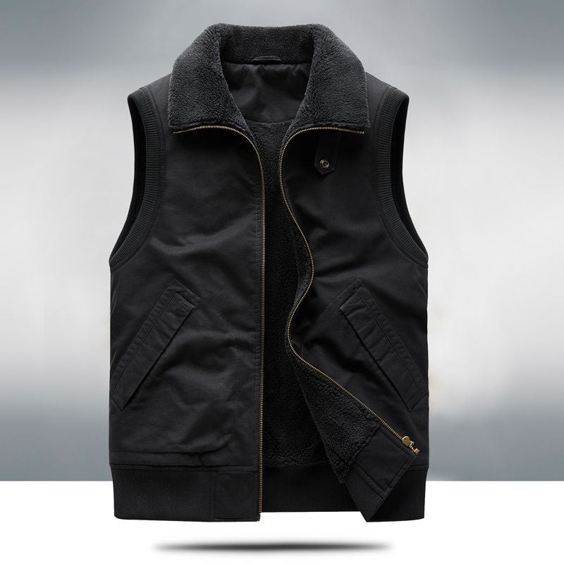 Men's fleece-lined outdoor vest Mune Fashion