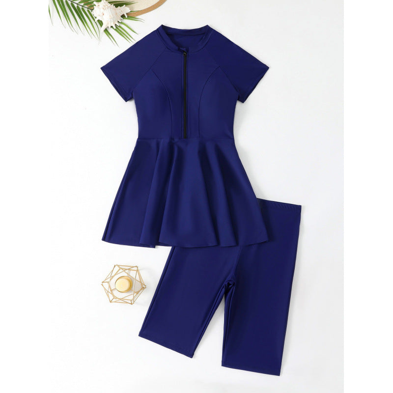 Women's Sporty Swim Outfit with Feminine Cut Mune Fashion