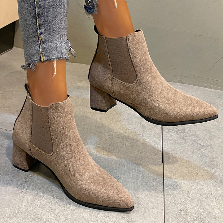 Ladies Elegant Ankle Boots Mune Fashion