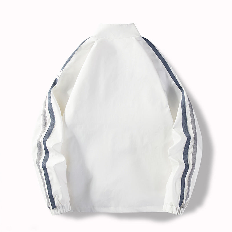 Men's functional jacket with high collar and side zip pockets Mune Fashion