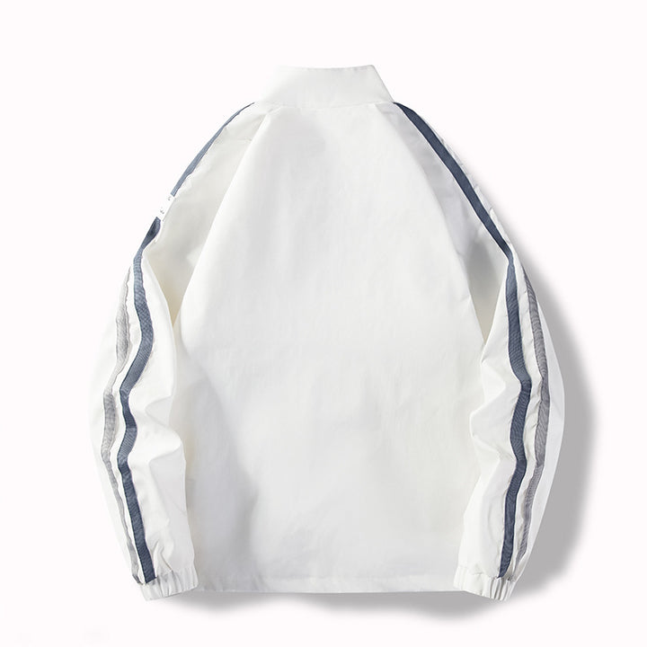 Men's functional jacket with high collar and side zip pockets Mune Fashion
