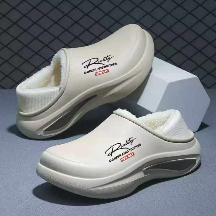 Women's waterproof padded thermo clogs with soft shaft collar and shock-absorbing lightweight sole Mune Fashion