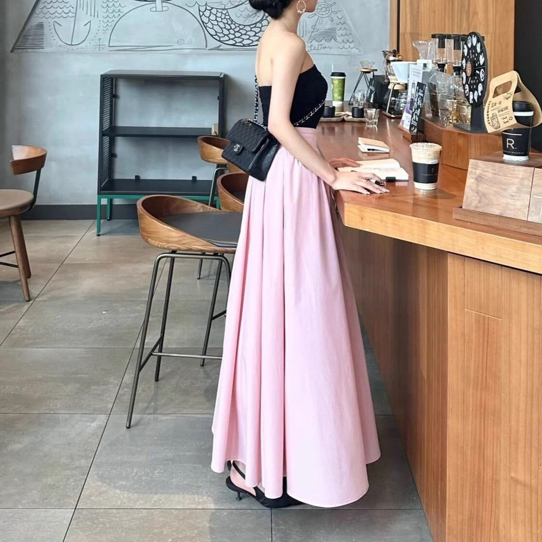 Ladies Flowing Maxi Skirt Mune Fashion