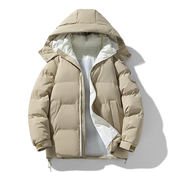 Men's Nano Urban Thermal Parka with three-dimensional quilted design, two-way zipper and adjustable hem Mune Fashion