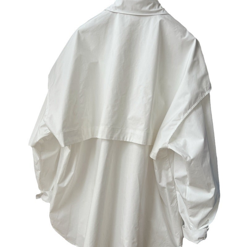 Women Oversized Shirt Blouse Mune Fashion
