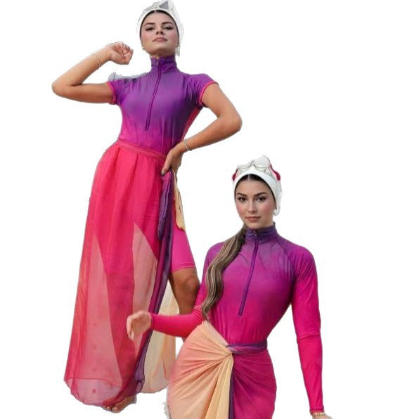 Ladies fashionable swimsuit with elegant wrap look Mune Fashion