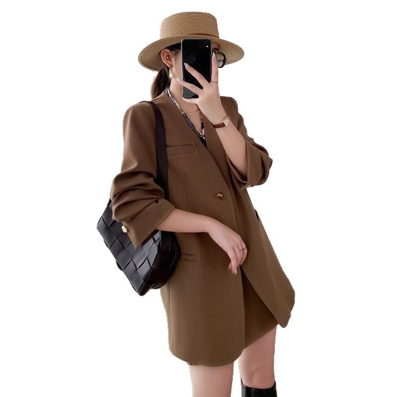 Women's Elegant Blazer with Skirt Mune Fashion