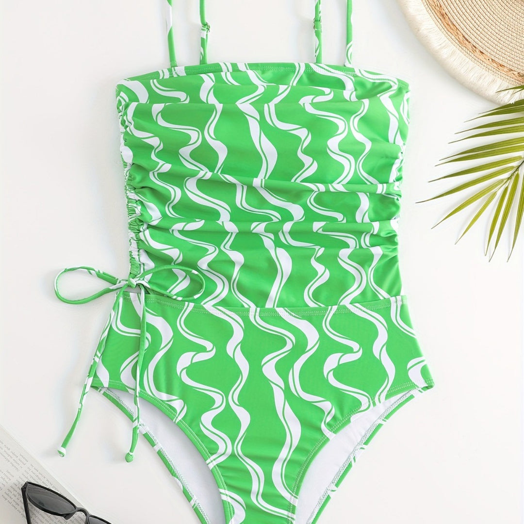 Women's One-Piece Swimsuit with High-Quality Ruffle Design Mune Fashion