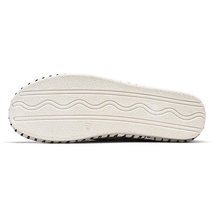 Unisex Espadrille sneaker with woven jute midsole and ethnic woven pattern Mune Fashion
