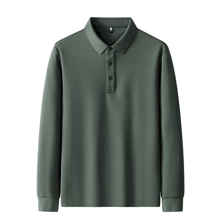 Women's polo shirt with long sleeves and button details Mune Fashion