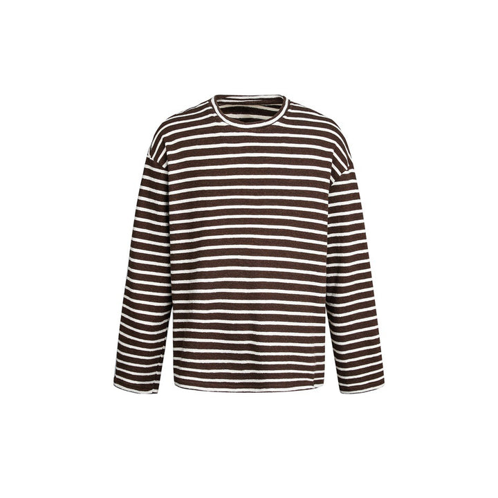 Unisex Striped Breton Sweater with Round Neck and Oversize Fit Mune Fashion