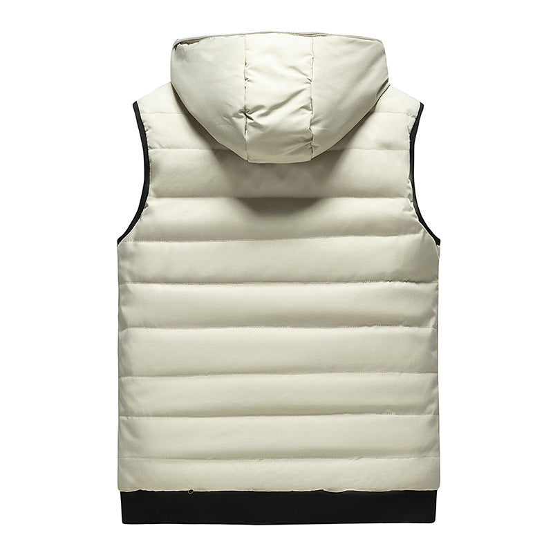 Women's Practical Padded Vest with Hood Mune Fashion