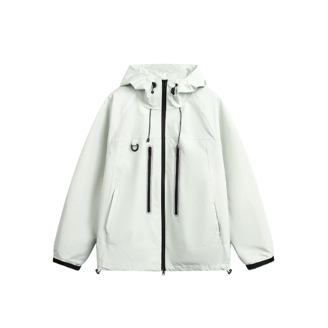 Women's Waterproof Parka Jacket with Hood and Sealed Zippers Mune Fashion