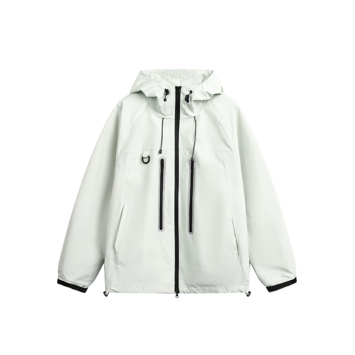 Women's Waterproof Parka Jacket with Hood and Sealed Zippers Mune Fashion