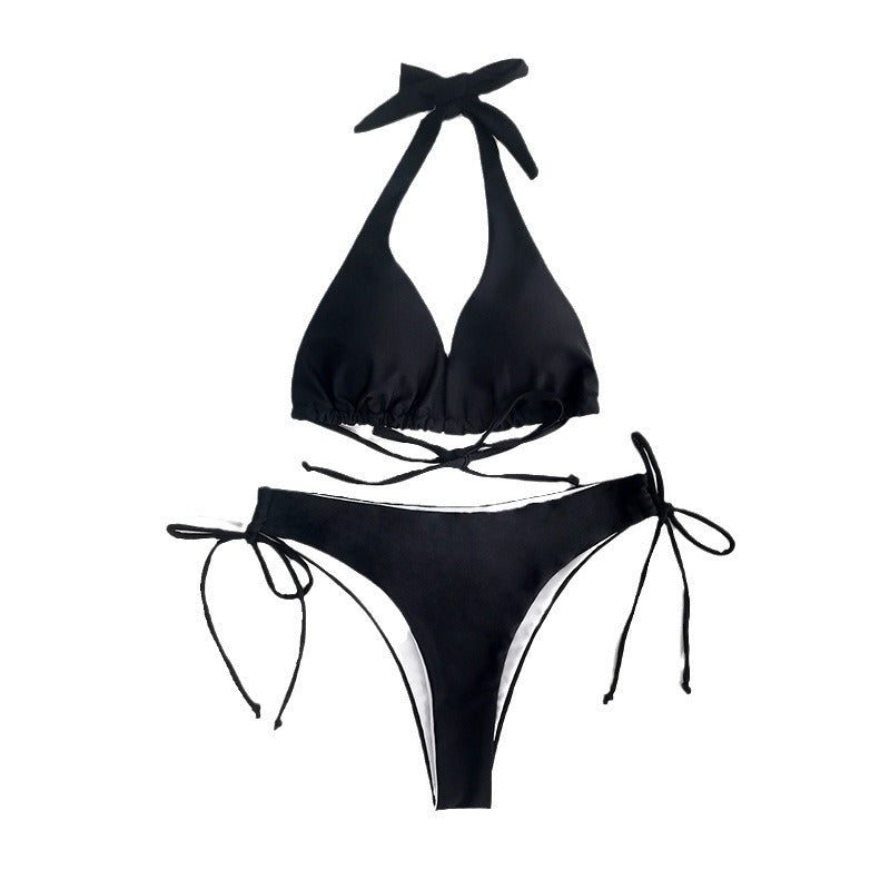 Women Triangle Bikini with high comfort and playful ties Mune Fashion
