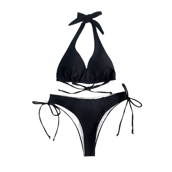 Women Triangle Bikini with high comfort and playful ties Mune Fashion