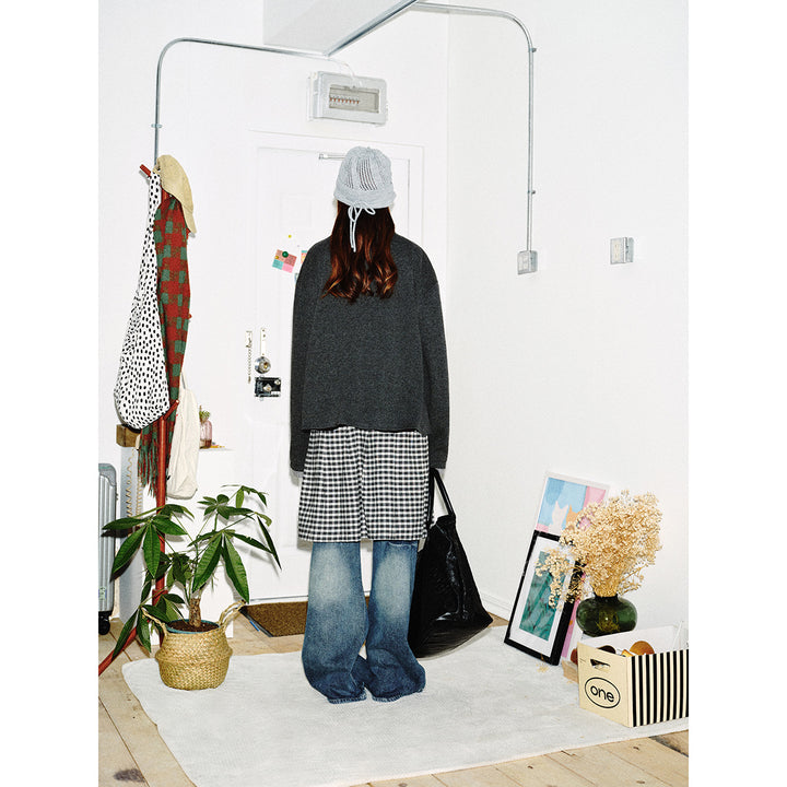 Men's short jacket in layered look with contrast collar Mune Fashion